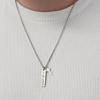 Zilveren ketting voor de mannen voor een complete look