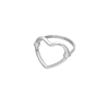 Open heart ring