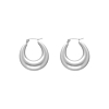 Teardrop hoops