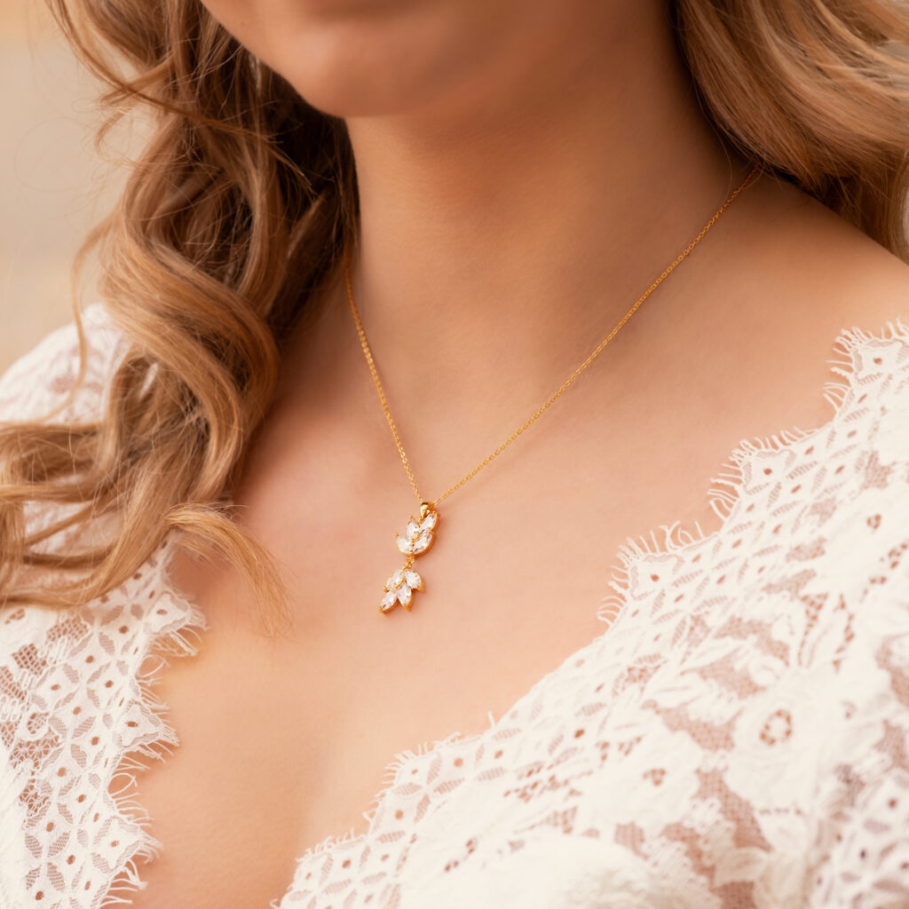 Luxe ketting goudkleurig